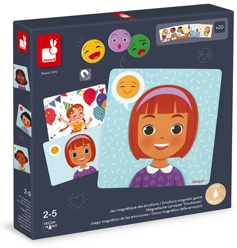 Magnetická skladačka – emócie
