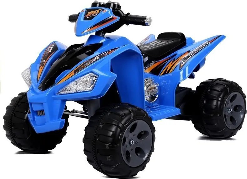 LEAN CARS Štvorkolka na batérie Big Wheels Blue