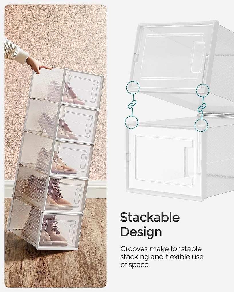 Botník z 18 boxov SONGMICS LSP18MWT