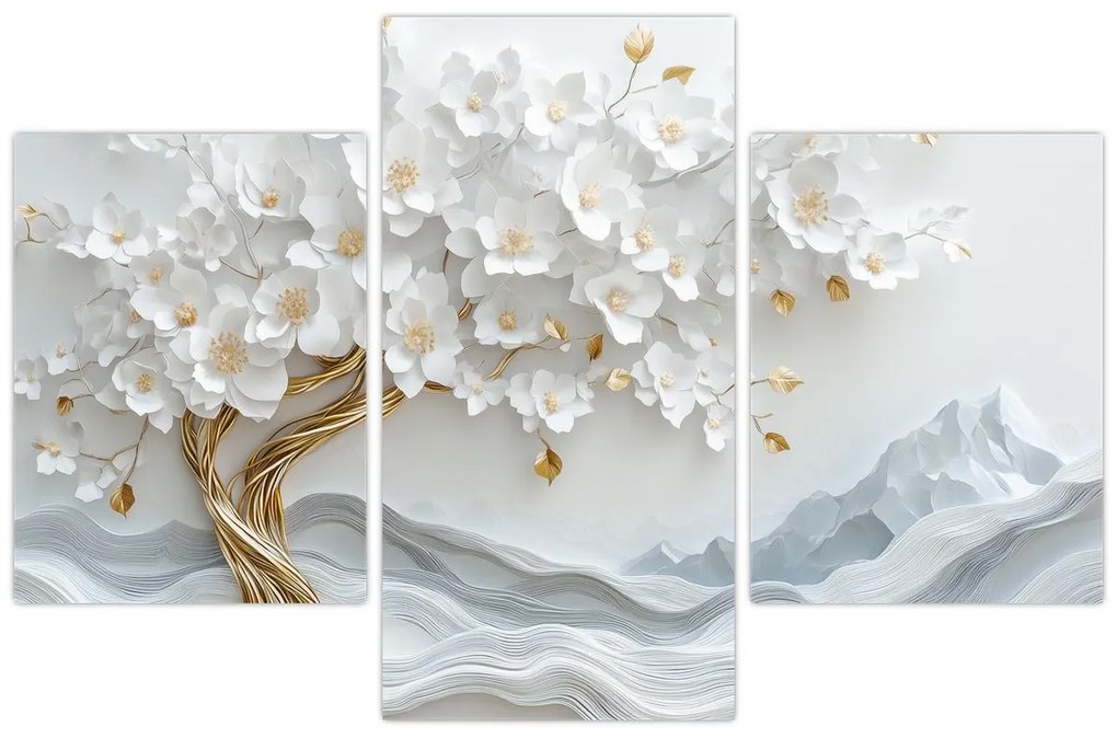 Obraz – 3D elegantný strom života (90x60 cm)