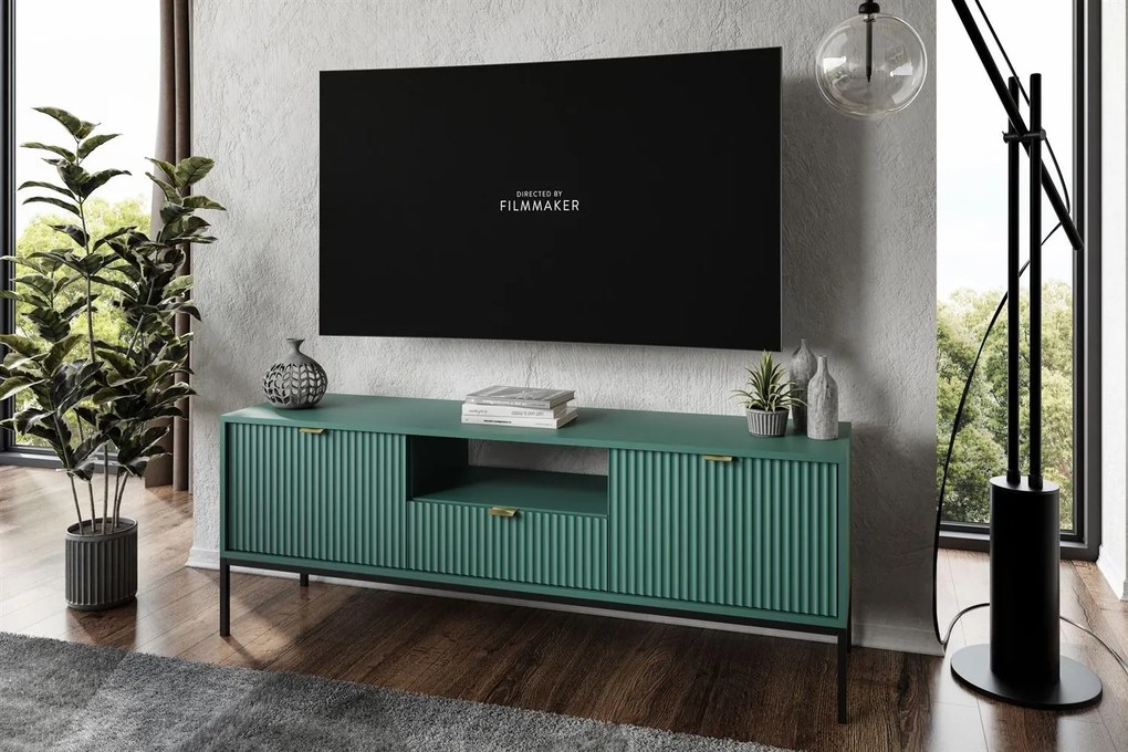 TV stolík CORA biela matná