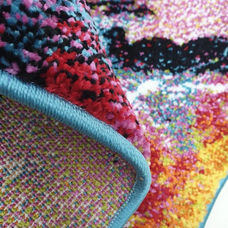 Medipa (Merinos), Kusový koberec Fantasy 559-13 Blue/white kruh, 160x160 (priemer) kruh, viacfarebná