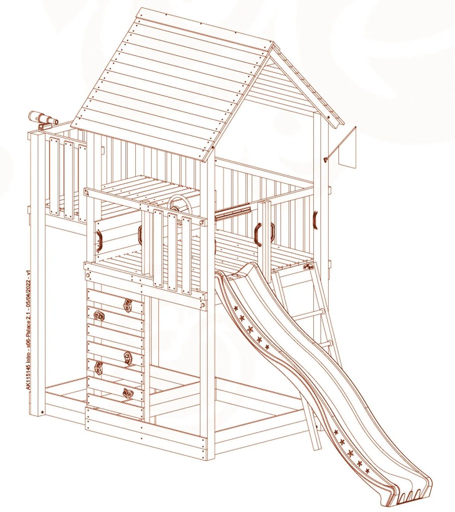 Detské ihrisko Jungle Palace so šmýkalkou