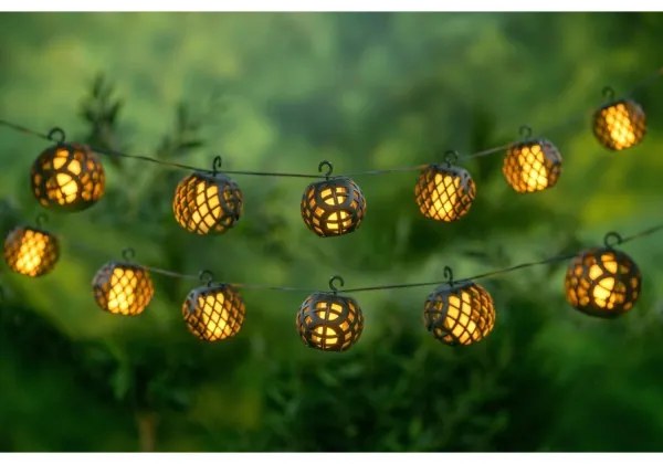 LED Solárna reťaz 3,8m 8xLED/1,2V