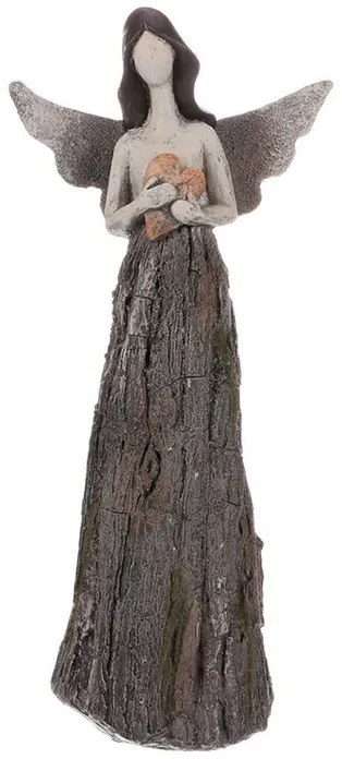 Víla natural 52cm polyresin