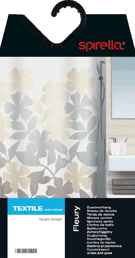 Sprchový záves 120x200 cm Fleury – Spirella