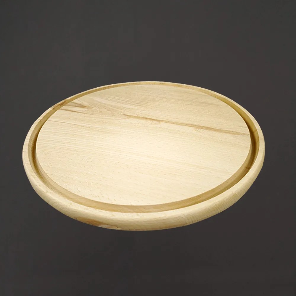 AMADEA Drevená servírovacia doska - podnos, masívne drevo, 30 cm