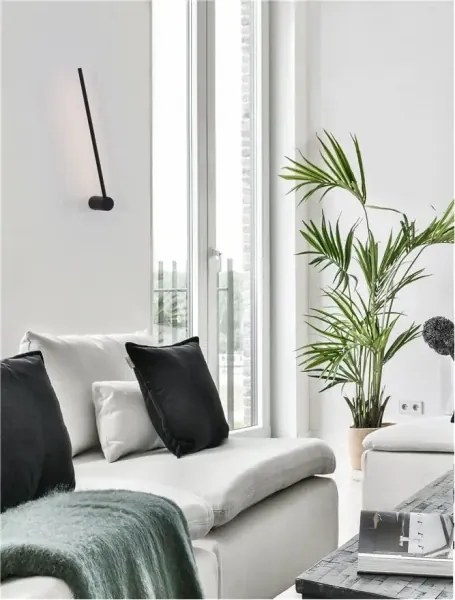 LED nástenné svietidlo Synthesi 60 čierne