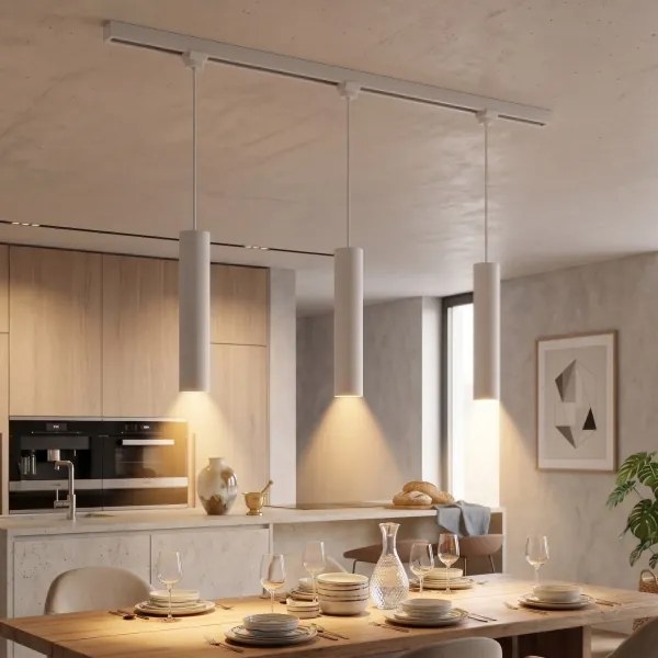 Philips - LED stmievateľný luster s lankom v lištovom systéme EASYLINK 3xGU10/6,2W/230V 1m biela