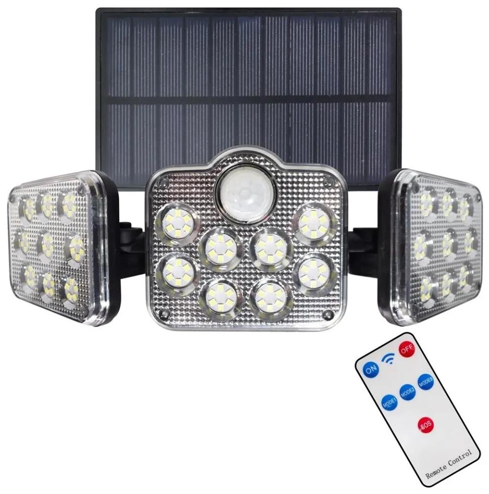 Milagro LED Solárny reflektor so senzorom pohybu LED/20W/3,7V 1200 mAh IP44 + DO MI2232