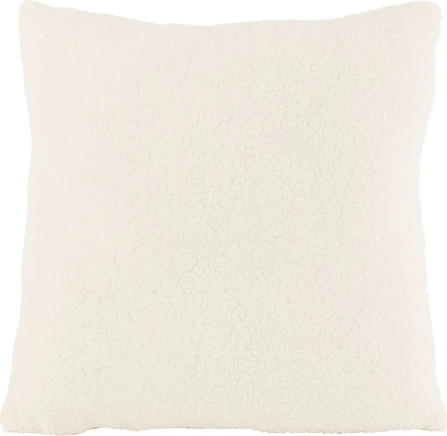 Biely vankúš Teddy Bouclé White - 45*45 cm