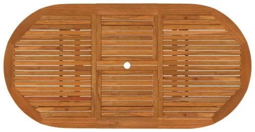 vidaXL Záhradný stôl 200x100x75 cm masívne eukalyptové drevo-
