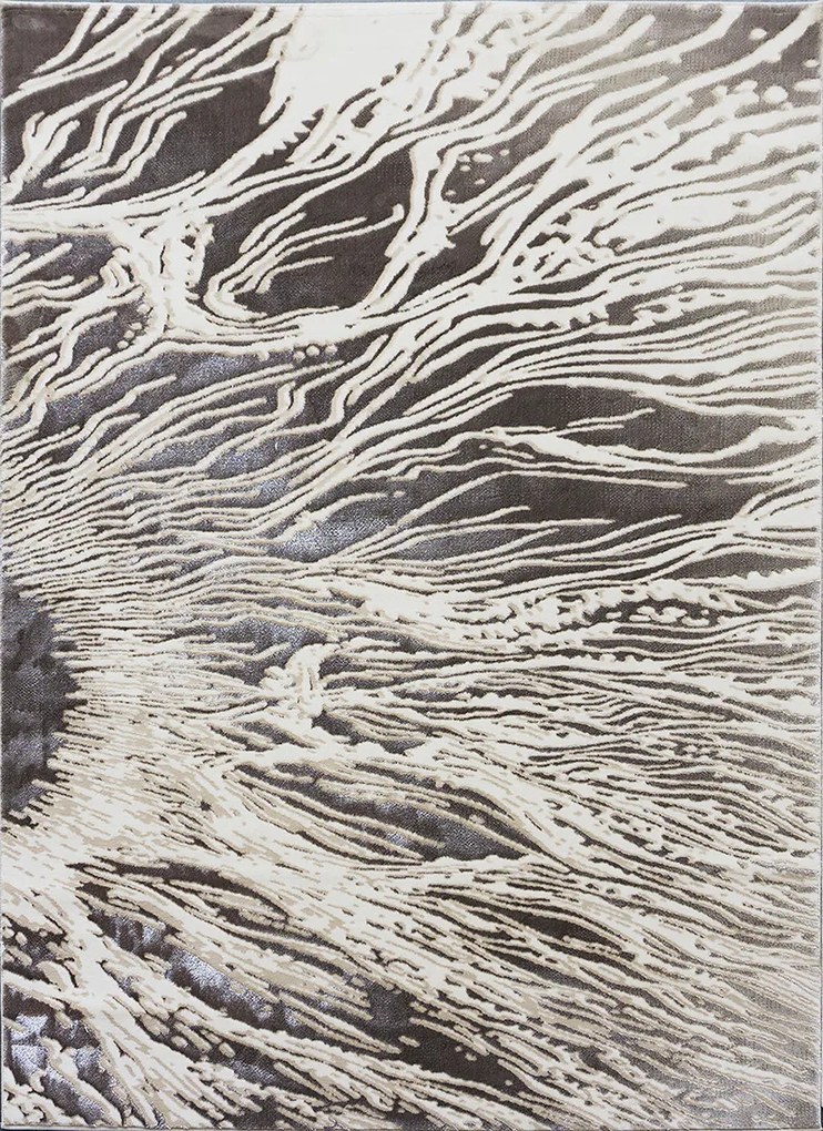 Koberec Elite 8752 béžový obdĺžnikový so vzorom – polyester Rozmer: 140x190 cm