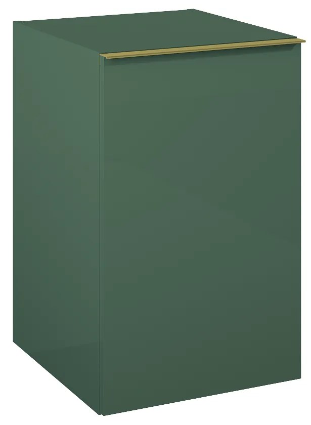 Elita Look, bočná závesná skrinka 40x45x64 cm 1D PDW, zelená matná, ELT-168568
