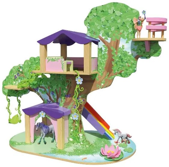 Playtive Drevený zvierací svet (strom pre lesné víly) (100380938)