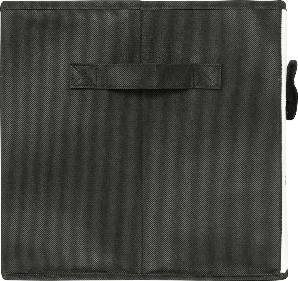 ATMOSPHERA Úložný box Panda, 29x29x29 cm, čierna/biela
