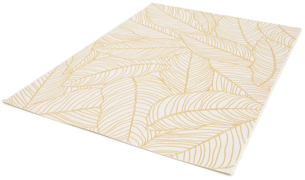 TRHÁK: Kusový koberec RE_FRESH 37515-067 – na von aj na doma, 160x230, žltá, chodba / predsieň, Balta