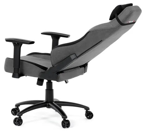 Autronic BONTEC Herné kreslo, hojdací mechanizmus, šedá látka, KA-F12 GREY2 Farba: Šedá