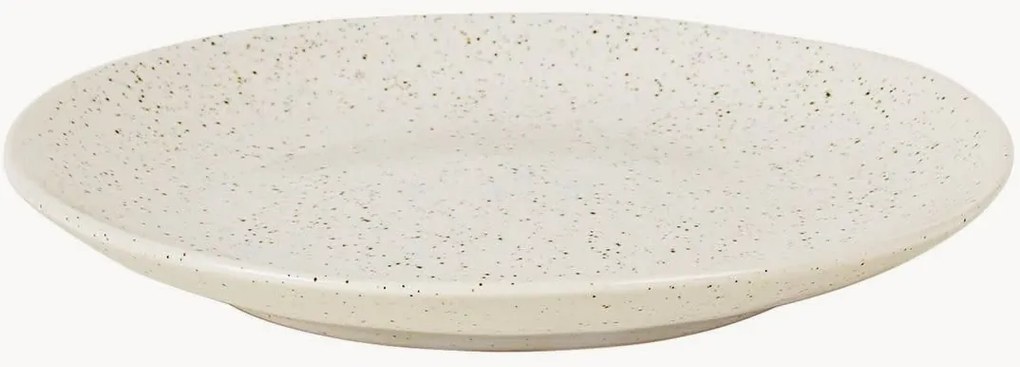 Ručne vyrobené dezertné taniere Nordic Vanilla, 2 ks