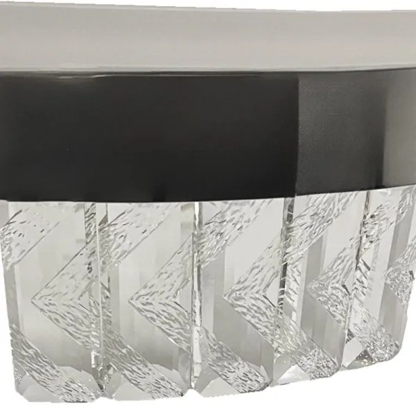 LED Stmievateľný prisadený luster LED/75W/230V 3000-6500K chróm + diaľkové ovládanie