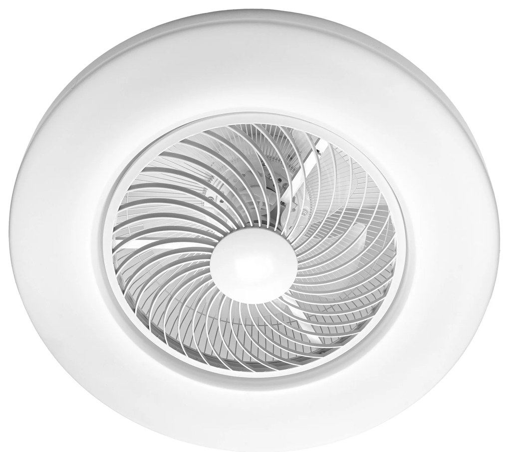 Toolight Toolight, LED stropné svietidlo s ventilátorom + diaľkové ovládanie APP1551-C, biela, OSW-05180
