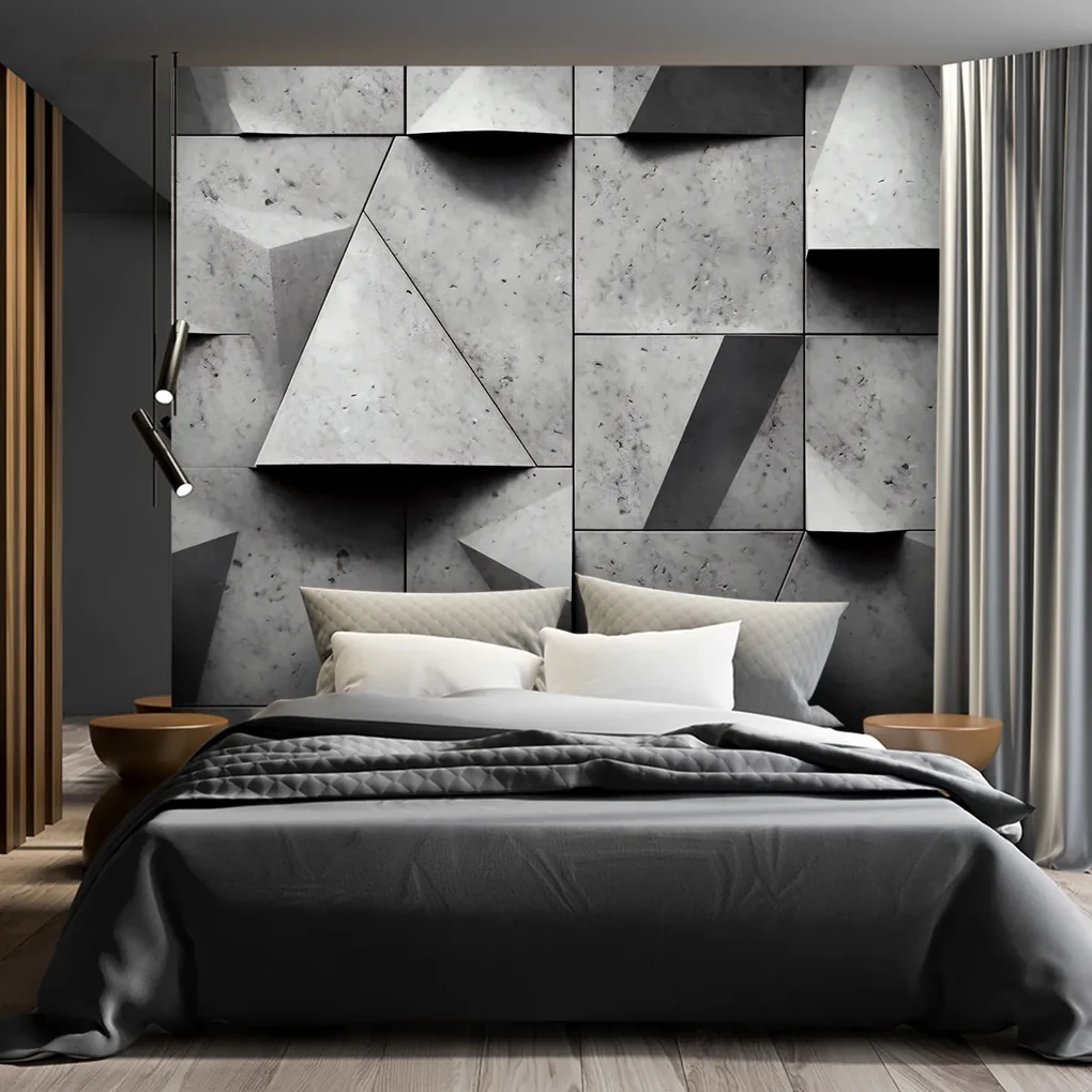 Gario Fototapeta Geometrické betónové tvary Materiál: Vliesová, Rozmery: 150 x 105 cm