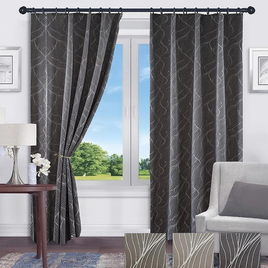 Záves na páske CELINA HM24399/135x180/sivý