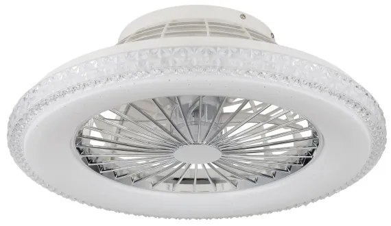 Globo 03654 - LED Stm. stropný ventilátor CORUSSO LED/40W/230V 3000-6500K + DO
