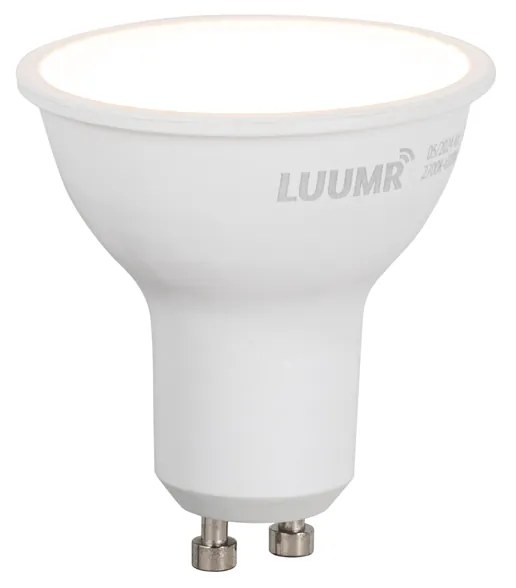 Sada 5 inteligentných stmievateľných LED žiaroviek GU10 50mm Opálové 4,7W 400 lm 2700-6500K