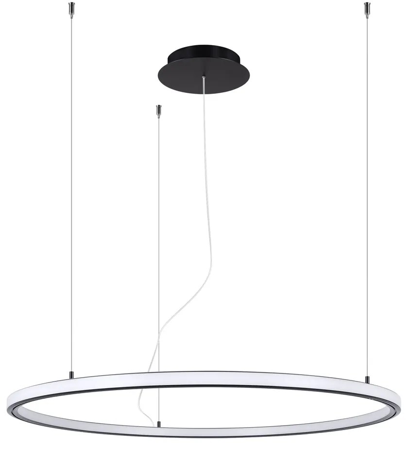 Závesné LED svietidlo Risa 80, 1x LED 57w, 3000k, b