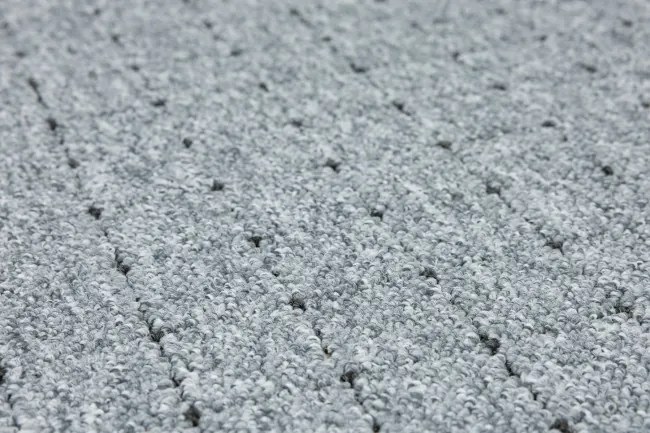 Koberec ZEMBLA 73 sivý / grafitový kruh