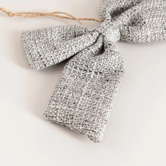 Závesná vianočná dekorácia ZITA sivá 754258 (2 ks)