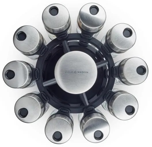 Cole&Mason - Otočný stojan s koreničkami MASTER 21 ks