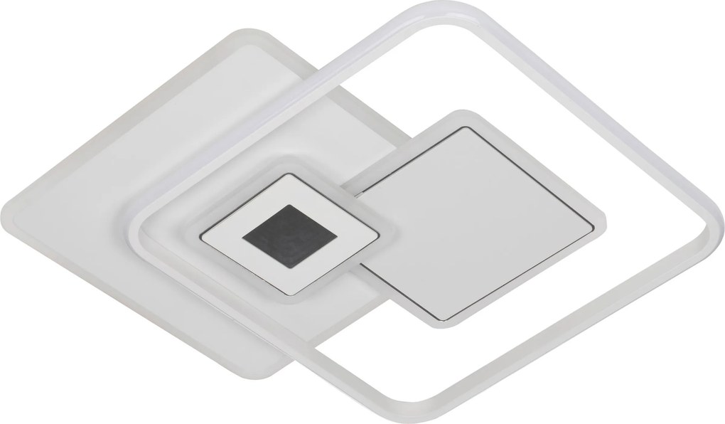 XXXLutz STROPNÉ LED SVIETIDLO, 50,3/50,3/6 cm Novel - Interiérové svietidlá - 003783001201