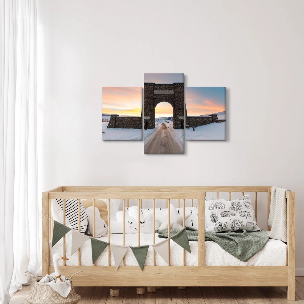 Obraz brány, Yellowstone (90x60 cm)