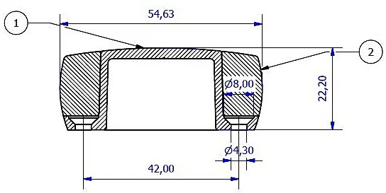 ZARÁŽKA TWIN DS1010 (NI-SAT), Twin NI-SAT (nikel matný)