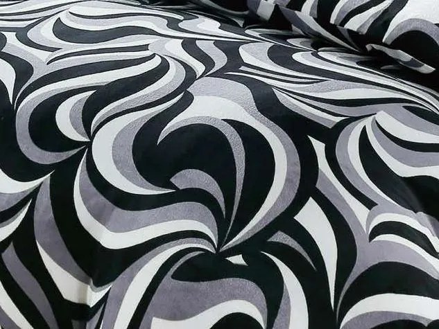 Jemné mikroplyš obliečky Homa DEBORAH MONO 140x200 cm