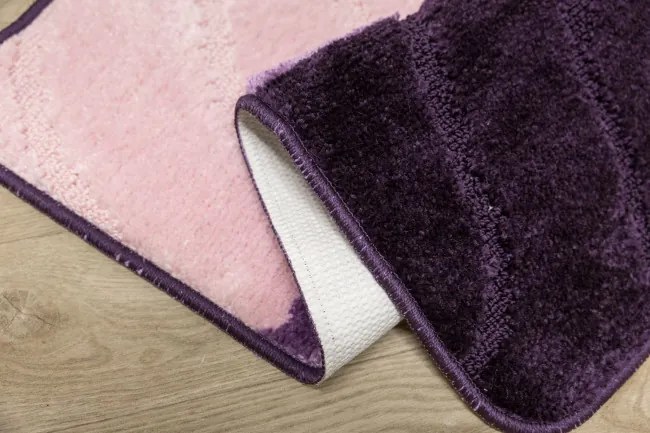 Sada kúpeľňových koberčekov FIORI fialová