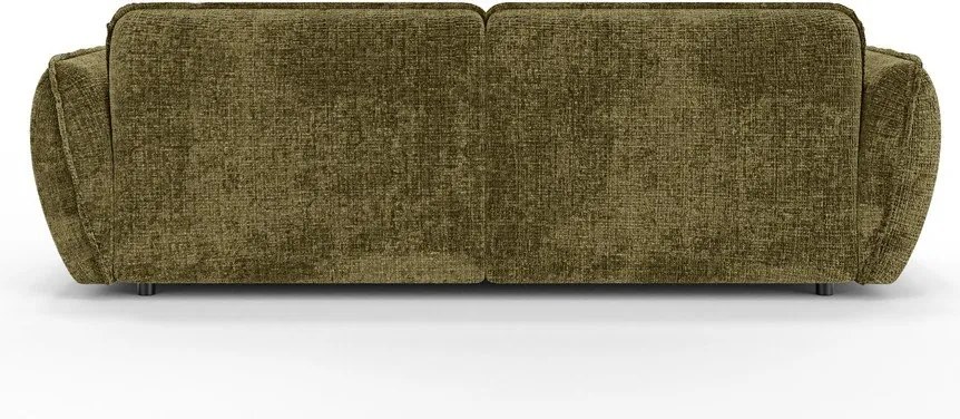 Zelená ženilková rohová pohovka (pravý roh/s leňoškou) Nelia – Ropez