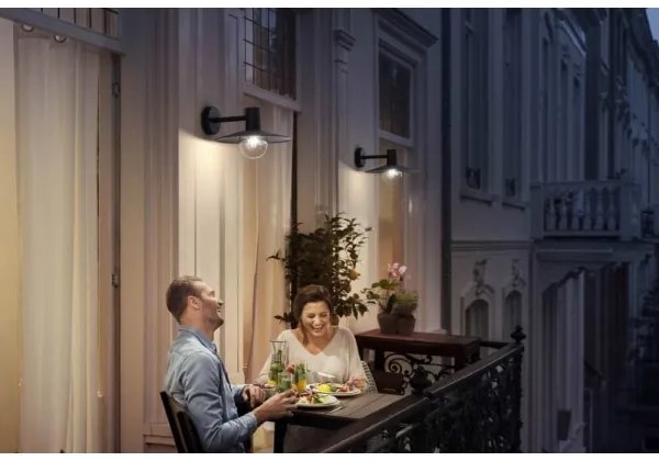 Philips 17382/30/PN - Vonkajšie svietidlo MYGARDEN SKUA 1xE27/42W/230V IP44