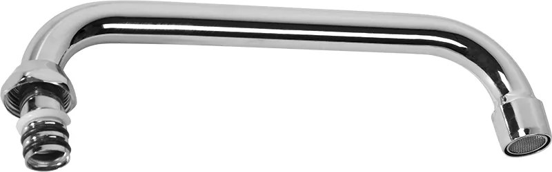 Kuchinox Kuchinox, výtokové rameno typ C pre batérie, Ø16 mm, dĺžka 11 cm, chrómová, LAV-CWC_072D