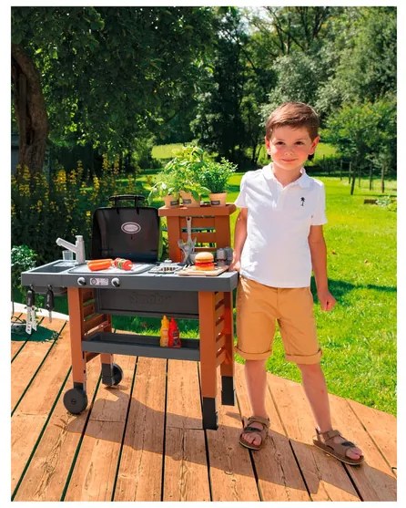 Smoby Detský záhradný gril s kuchynkou  (100374140)