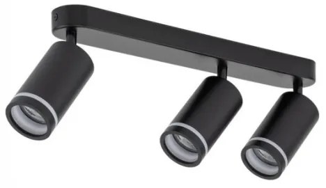 Bodové svietidlo JET 3xGU10/10W/230V čierna
