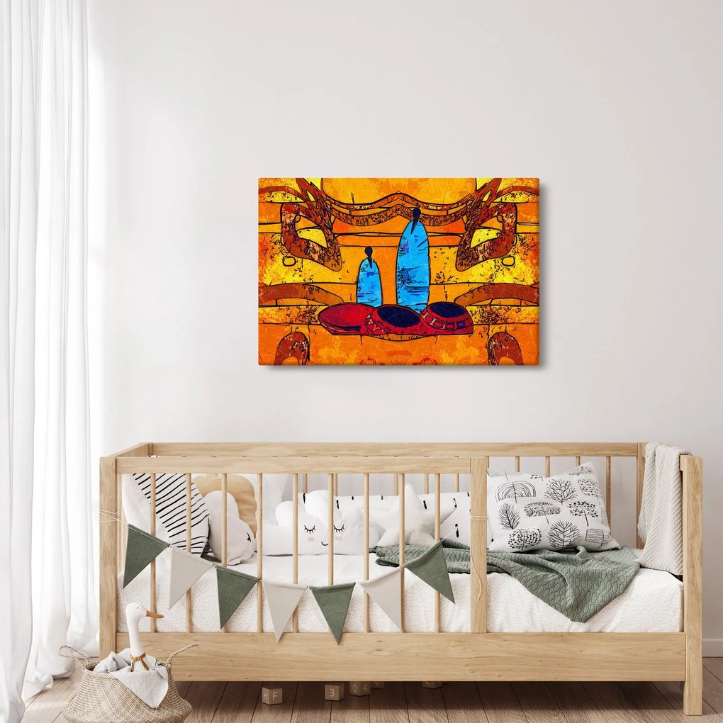 Obraz - Staroveká maľba (90x60 cm)
