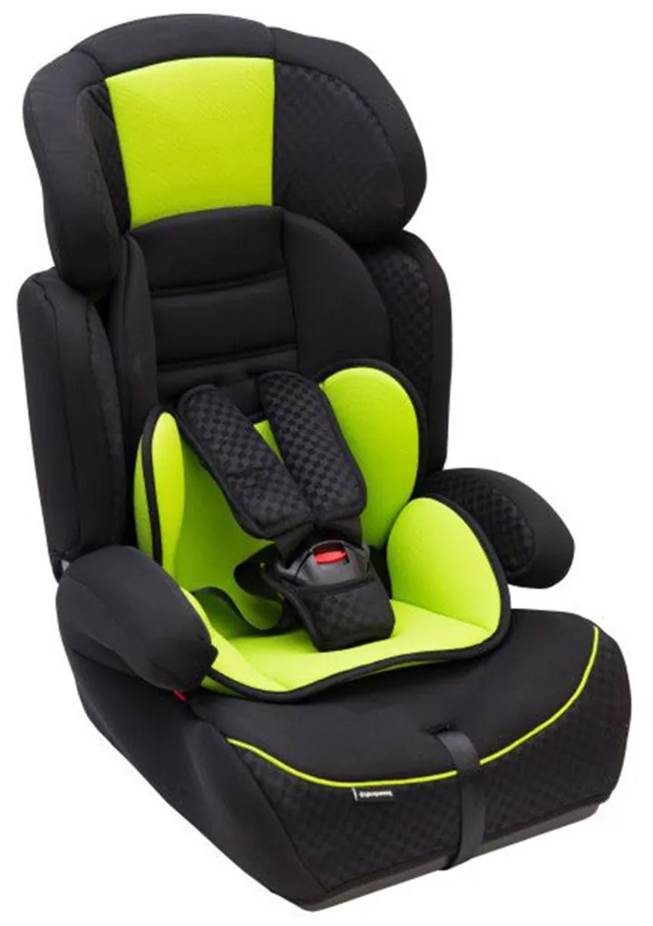 Detská autosedačka Bauerkraft - limetková | 9-36 kg