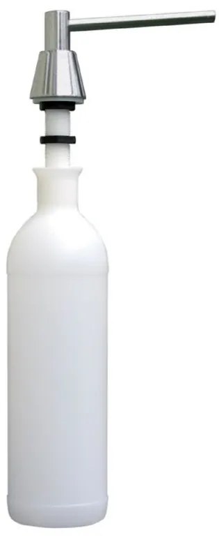 Umývadlový dávkovač tekutého mydla, matný nerez