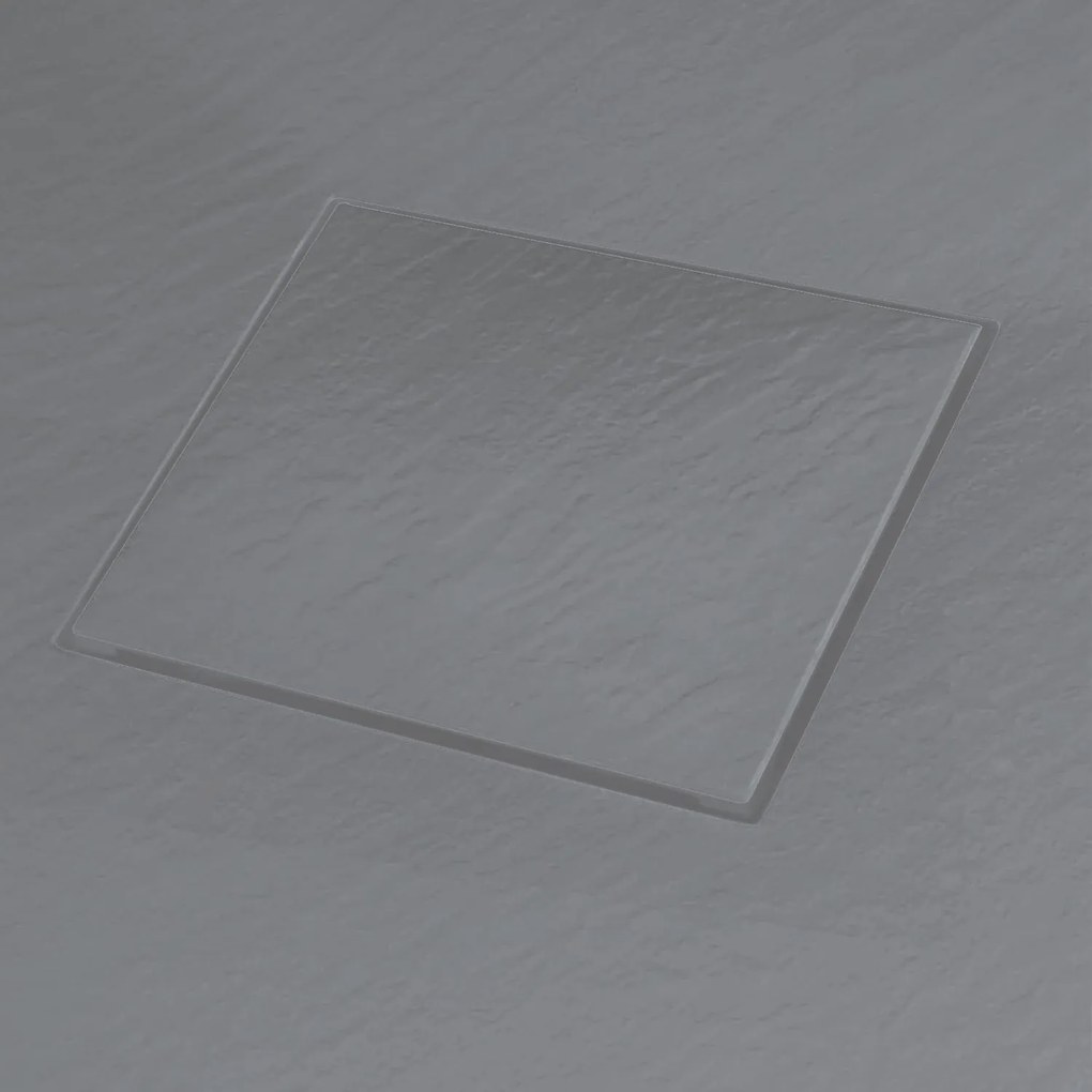 Rea Magnum, SMC sprchová vanička 90x90cm, šedá, REA-K4106
