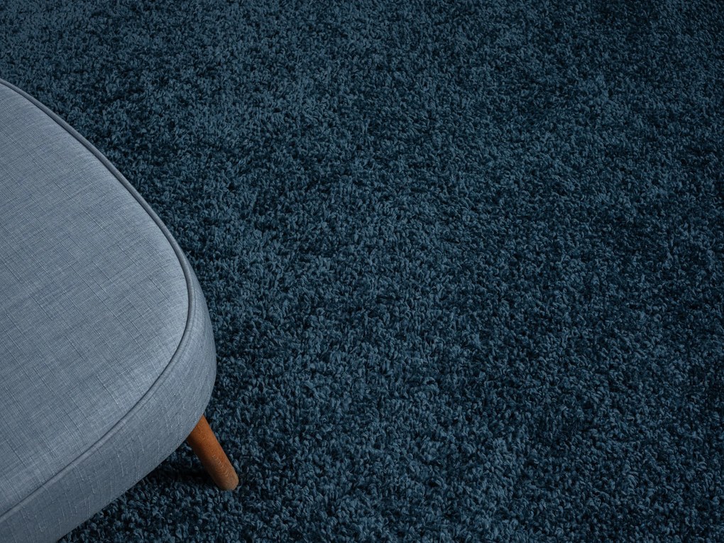 AKCIA: 120x180 cm Kusový koberec My Shaggy dunkelblau, modrá, chodba / predsieň, My Flair