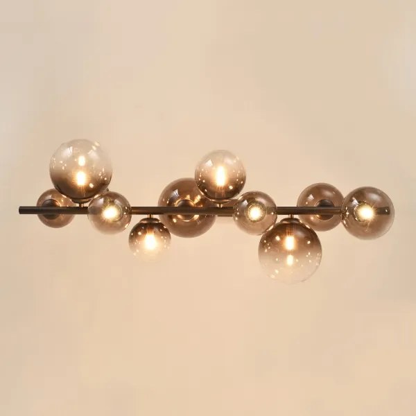 Brilagi - LED luster na lanku MILLA 10xG9/3W/230V hnedá/dymová hnedá
