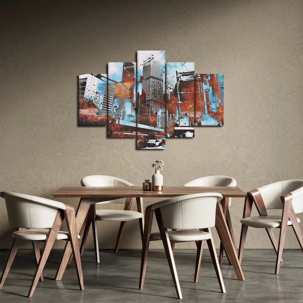 Obraz - Mrakodrapy (150x105 cm)